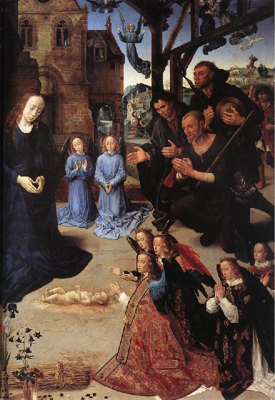 GOES, Hugo van der The Adoration of the Shepherds oil painting image